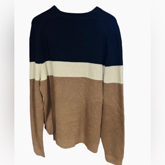 Ted Baker LASTMI LS colour block textured crew neck jumper Sweater Ted Size 7 - Picture 5 of 7